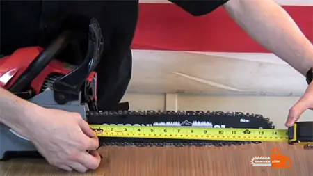 How To Measure a Chainsaw Bar Length