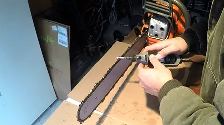 How To Sharpen A Chainsaw With Dremel