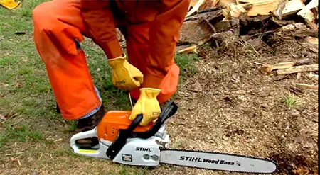 How to Start Stihl Chainsaw