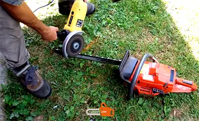 How to Sharpen a Chainsaw with a Grinder