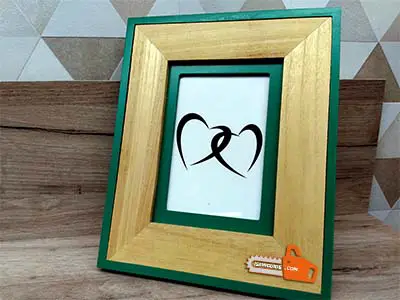 how to make a wooden picture frame out of wood trim