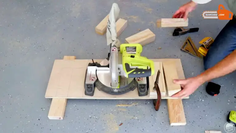 How To Make A Homemade Portable Miter Saw Table Station Easily